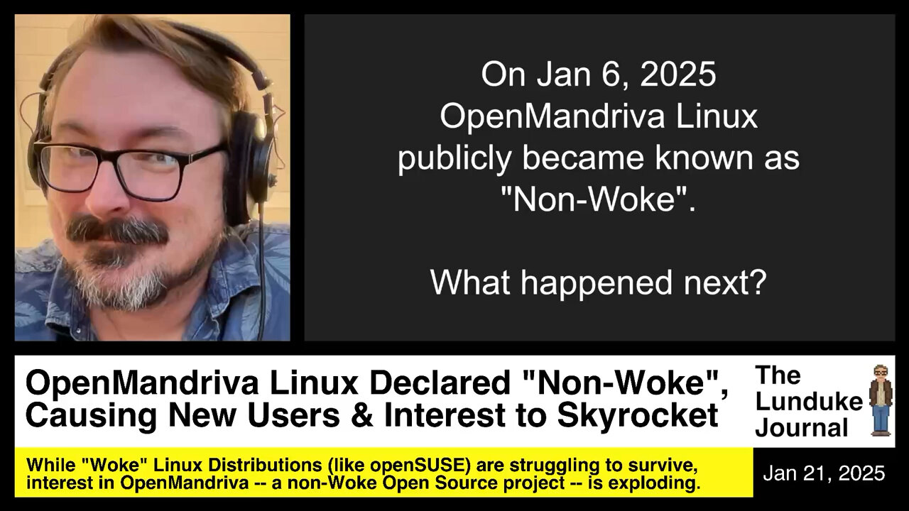 Linux Distro Declared "Non-Woke", Causing New Users & Interest to Skyrocket