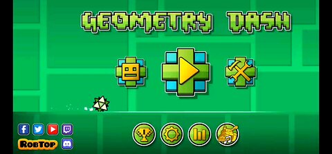 Jugando Geometry Dash XDDD