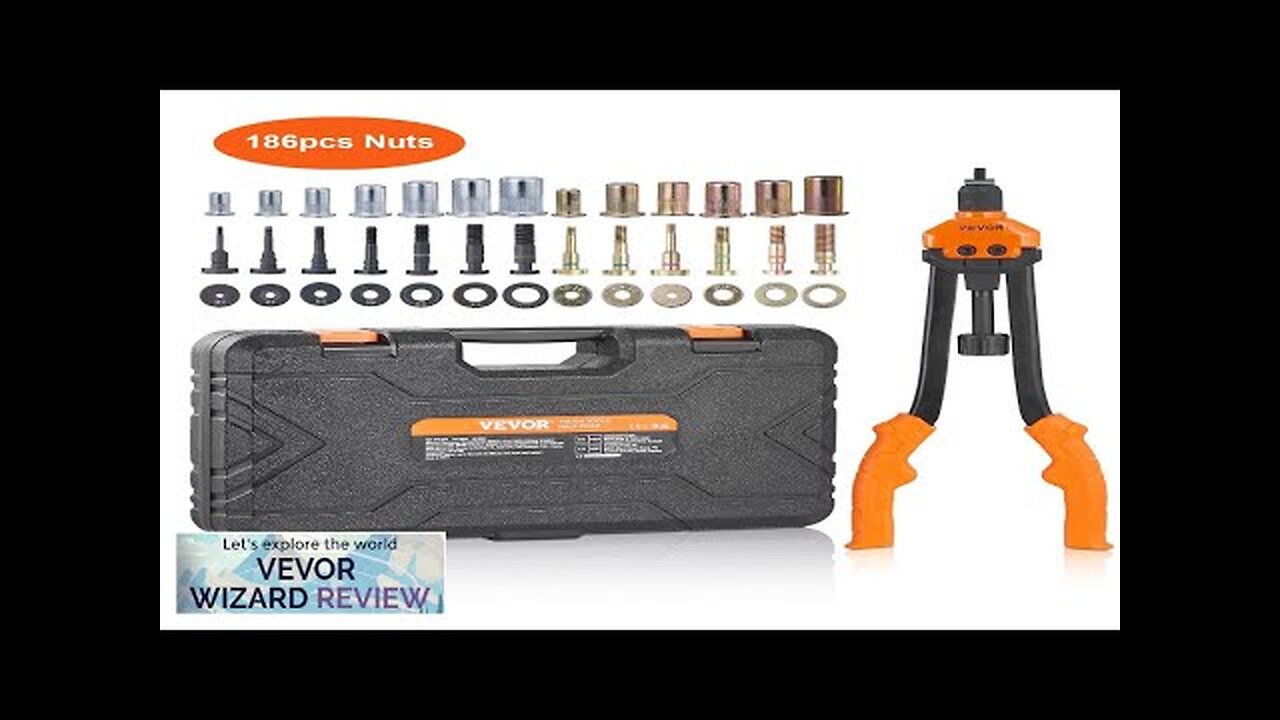 VEVOR 16" Rivet Nut Tool Labor-Saving Rivnut Tool Kit with 13PCS Metric Review