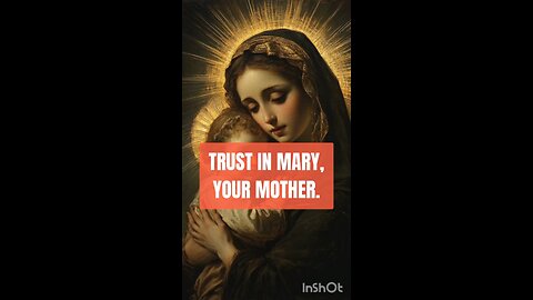 TRUST IN MARY YOUR MOTHER SHE IS POWERFUL WITH HER SON BESIDE HER #truth #jesus #christ #king #mary