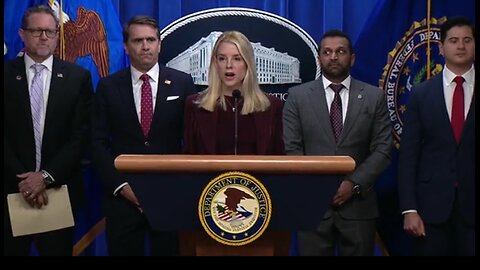 Pam Bondi + FBI + International Law Enforcement Agencies Announce Significant Enforcement Actions Against International Criminal Organizations