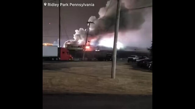 A SEPTA train erupted into flames in Delaware County, Pennsylvania. Approximately 350 passengers