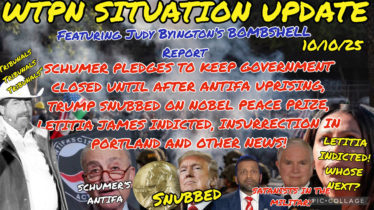 WTPN ~ Judy Byington ~ Situation Update ~ 10-10-25 ~ Trump Return ~ Restored Republic via a GCR