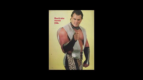 WWF Magazine-Dec-1984-Jan-1985-1st magazine of pictures of Brutus beefcake