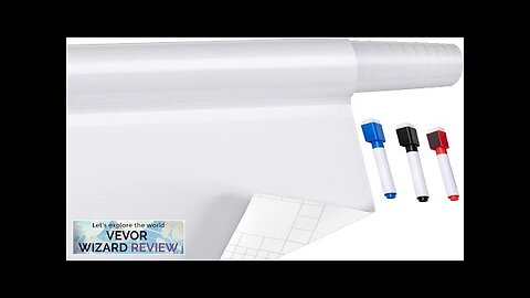 VEVOR White Board Paper 6x4 ft Dry Erase Whiteboard Paper w/ Adhesive Review