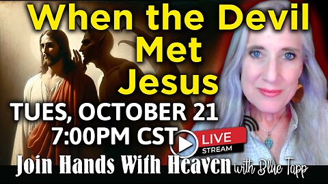 When Jesus Debated Satan... and CRUSHED the Devil! Blue Tapp LIVE!