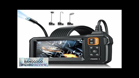 4.3 inch 8mm IPS HD Screen Car Endoscope Camera with Light Borescope Review