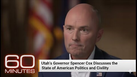 Utah's governor calls for civility and unity after Charlie Kirk's murder | 60 Minutes