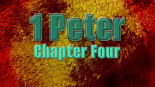 Suffering & Serving: 1 Peter Chapter Four