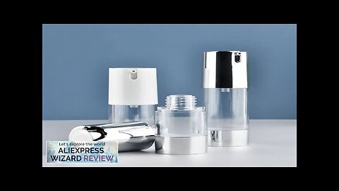 Dispenser Transparent Skin Care Cosmetic Container Vacuum Lotion Bottle Liquid Foundation Review