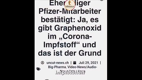 💉 Im*fstoffe“ aus dem großen Menschenexperiment sollen sicher sein