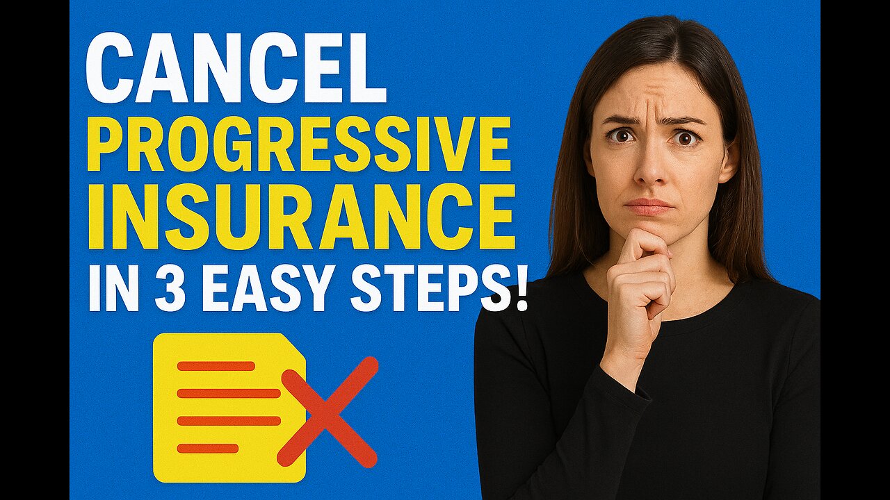 Cancel Progressive Insurance in 3 Easy Steps!