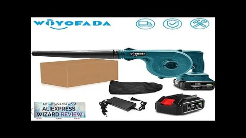 2 In 1 Cordless Electric Air Blower Vacuum Cleannig Blower Blowing Review