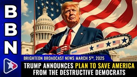 Trump announces plan to SAVE AMERICA from the destructive DEMOCRATS