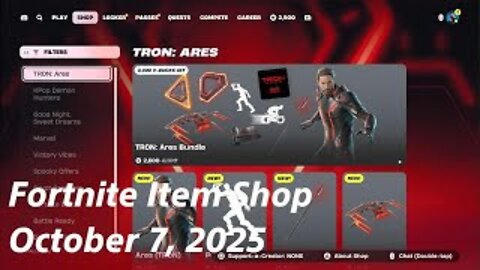 Fortnite Item Shop|October 7, 2025