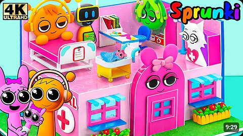 Incredibox Sprunki - Build Sprunki Hospital with Pinki, Oren Room & Fun Bot, Wenda from Cardboard