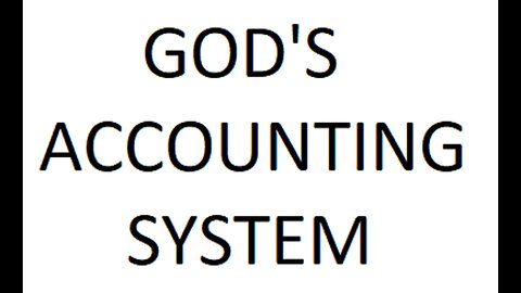 God's Accounting System