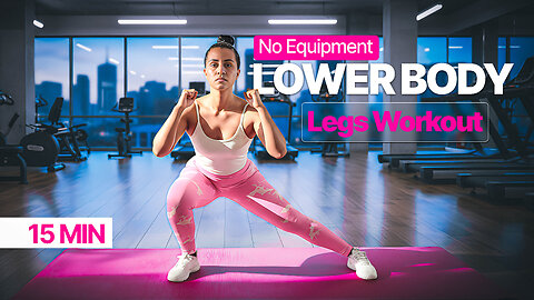 How to Burn Legs & Lift Glutes | Workout Legs at Home in 15 Minutes (No Equipment)