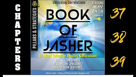 Unlocking KJV Correlations Series: Book of Jasher (Deep Dive) Ethics & Seasonings: (Chapters 37-39)