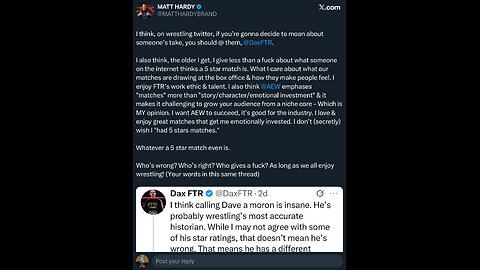 Matt Hardy TORCHES Dax Harwood… AEW Drama Over ABSOLUTELY NOTHING! #shorts