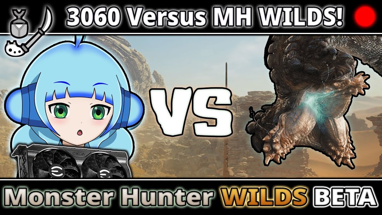 VOD : RTX 3060 VS Monster Hunter Wilds Benchmark!