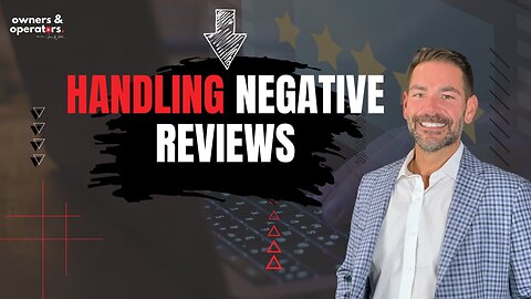 handling negative reviews