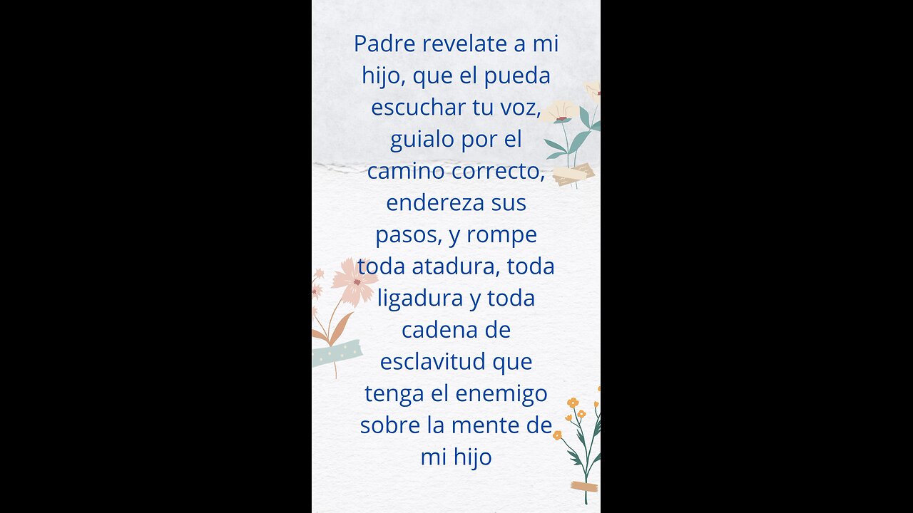 Oración diaria por nuestros hijos 🙏