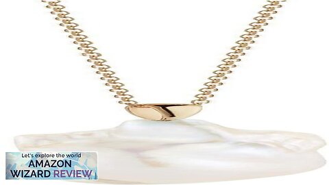 MATEO New York Womens 14kt Gold Baroque Pearl NecklaceBeautifully handcrafted in New York Review