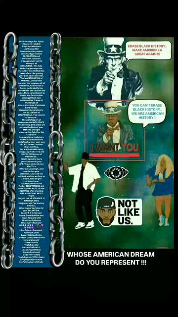 ▪︎WHOSE AMERICAN DREAM DO YOU REPRESENT▪︎