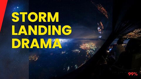 747 Pilot's Harrowing Storm Landing: Unbelievable Footage!