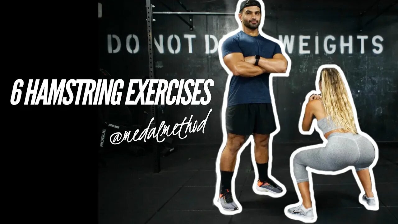 6 Hamstring Exercises explained by @MedalMethod | @CasiDavis