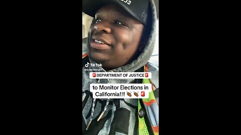 DOJ Will Be In California To Monitor The Election👀 Uh Oh Gavin Newscum