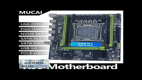 MUCAI X99 P4 Motherboard LGA 2011-3 Supports Intel Xeon processor four channel Review