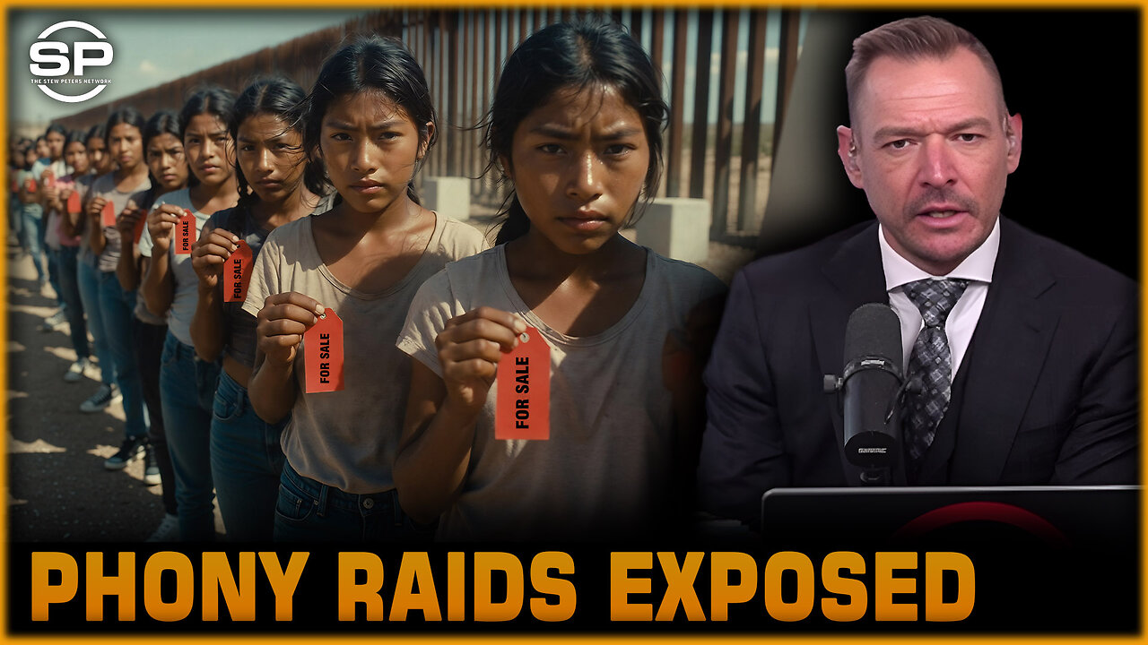 SHAM ICE RAIDS COVER UP ZIONIST CHILD TRAFFICKING EMPIRE!