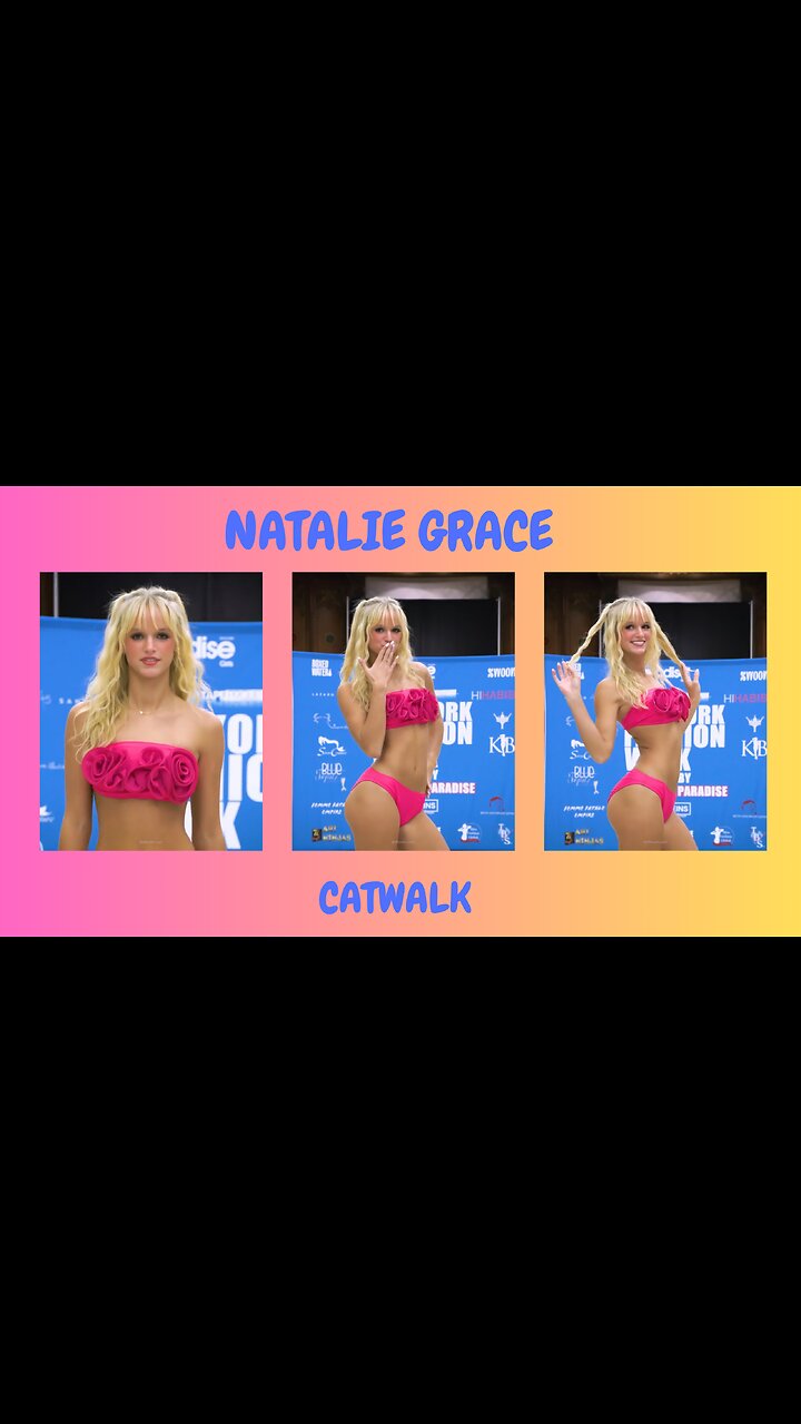 Natalie Grace Hits the Catwalk