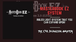 MasterBook EZ: The Ultimate Barebones RPG for Any Genre!