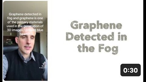 Graphene Detected in the Fog
