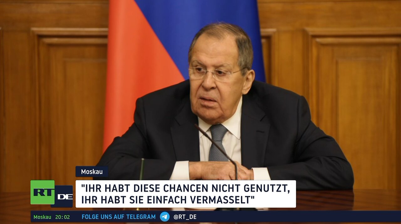 Lawrow: Europa hat Chance für Frieden in der Ukraine vertan