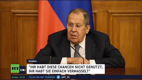 Lawrow: Europa hat Chance für Frieden in der Ukraine vertan