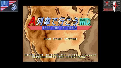 Ａ列車で行こうＭＤ (Sega Mega Drive - Attract Mode) [JP Only]