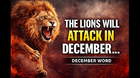 The Lions Will Attack In December - December Prophetic Word #december #prophetic #attack