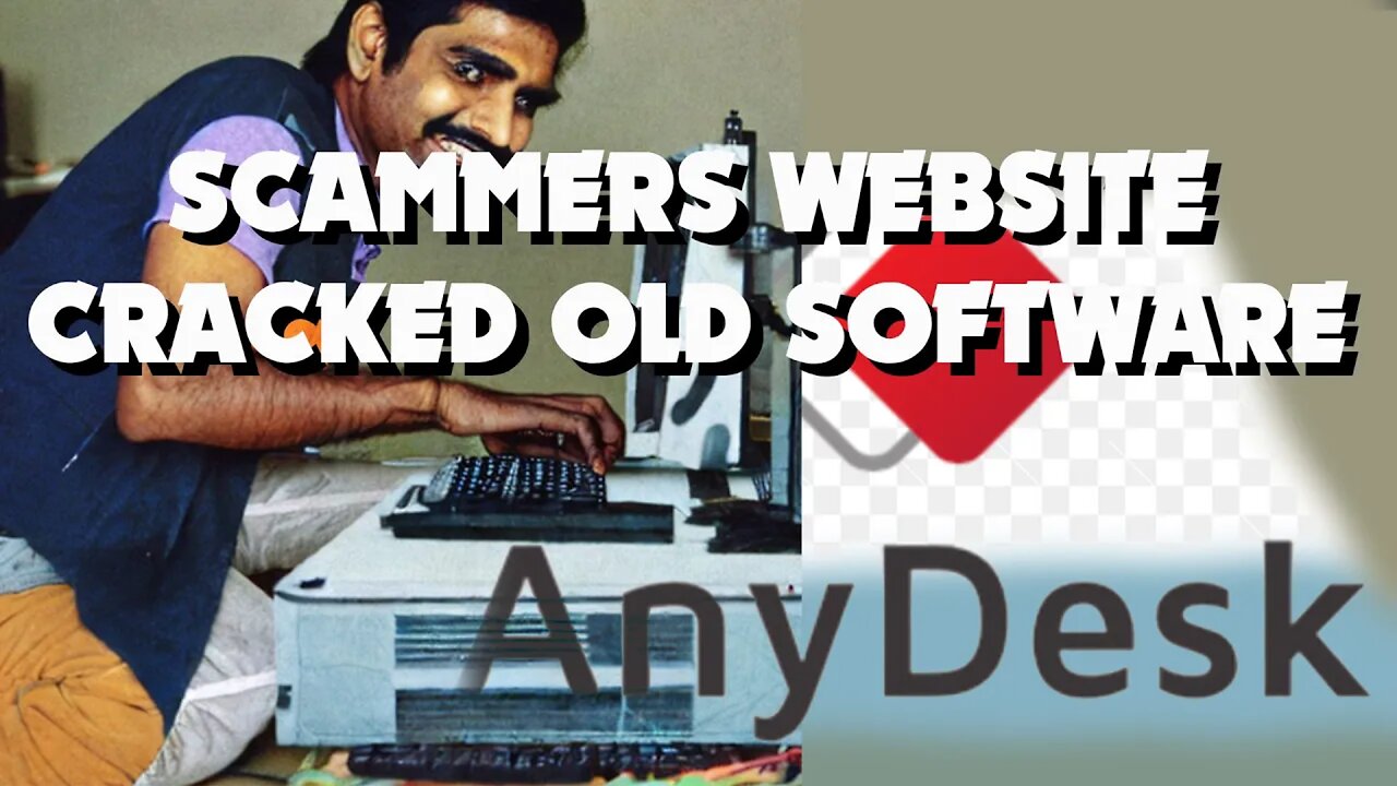 Paypal Scammer uses an old version of Anydesk