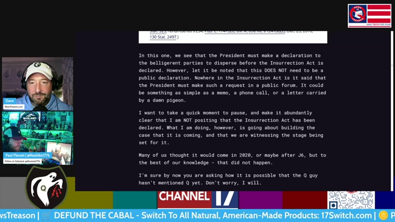 Q News & Paul Fleure - Insurrection Act Inbound! - 2-17-2025