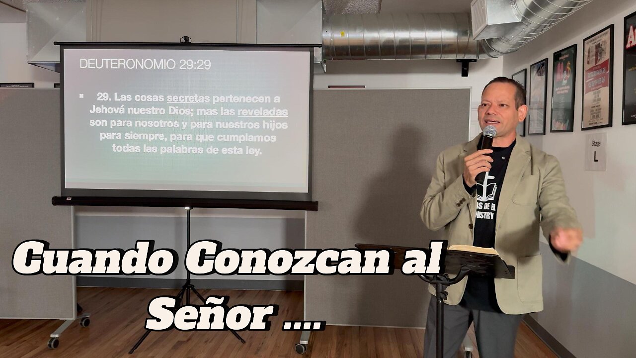 Cuando Conozcan al Señor
