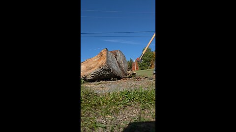 How Not To Split Firewood