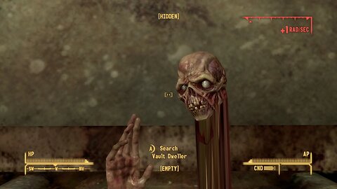 Fallout new vegas - Glitching A Dead Feral Ghoul With The Door