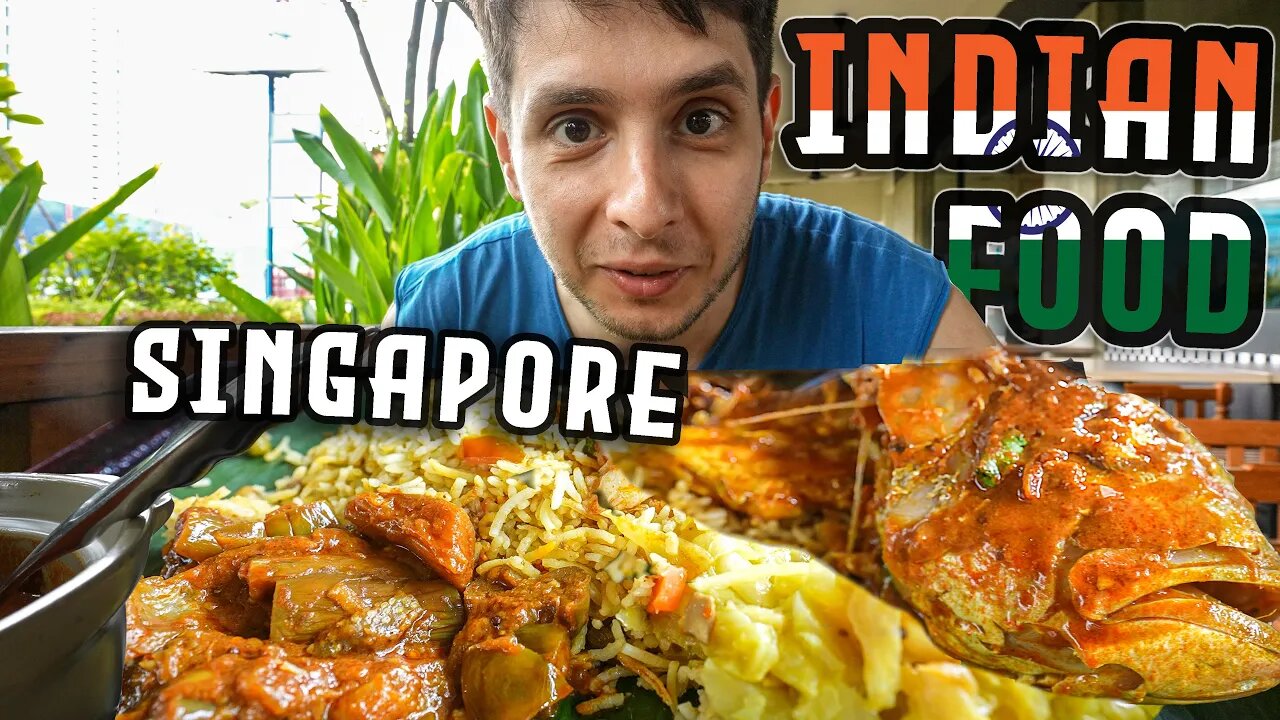 Indian FOOD TOUR in Singapore! 🇸🇬 BEST Crispy Prata & Fish Head Curry