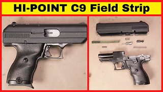 Hi-Point C9 Field Strip (Disassembly for Cleaning)