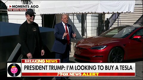 President Trump Buys Tesla, Takes Questions at White House With Elon Musk - Full Interview