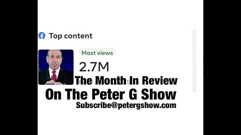 Sept Month In Review. Open Phones, On The Peter G Show. Sept 24, 2025. Show #306